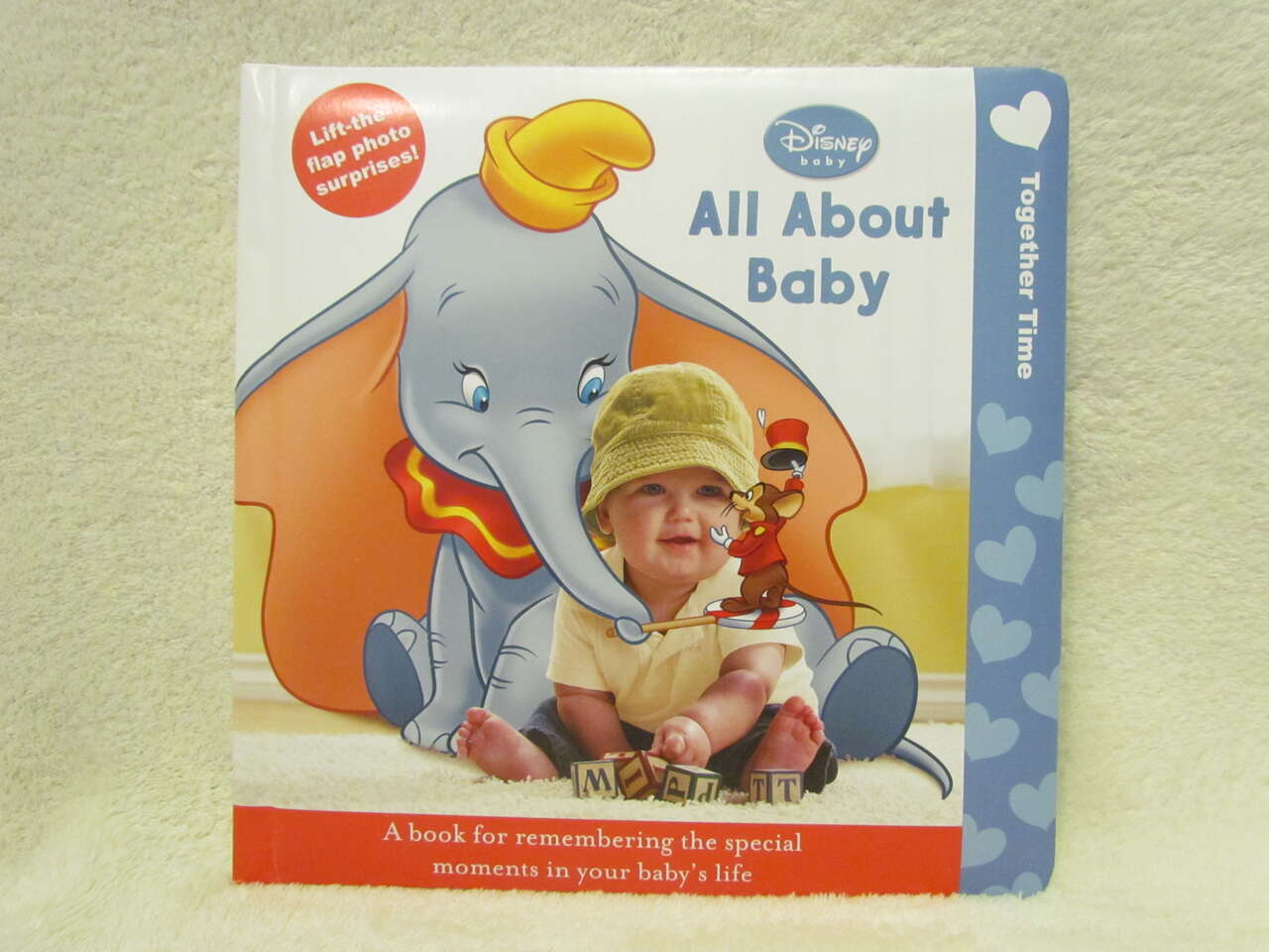 Disney Baby~All About Baby~Together Time Photo Memory Brag Book~Baby Shower Gift~Dumbo~Bambi~Mickey Mouse~Donald Duck~Simba