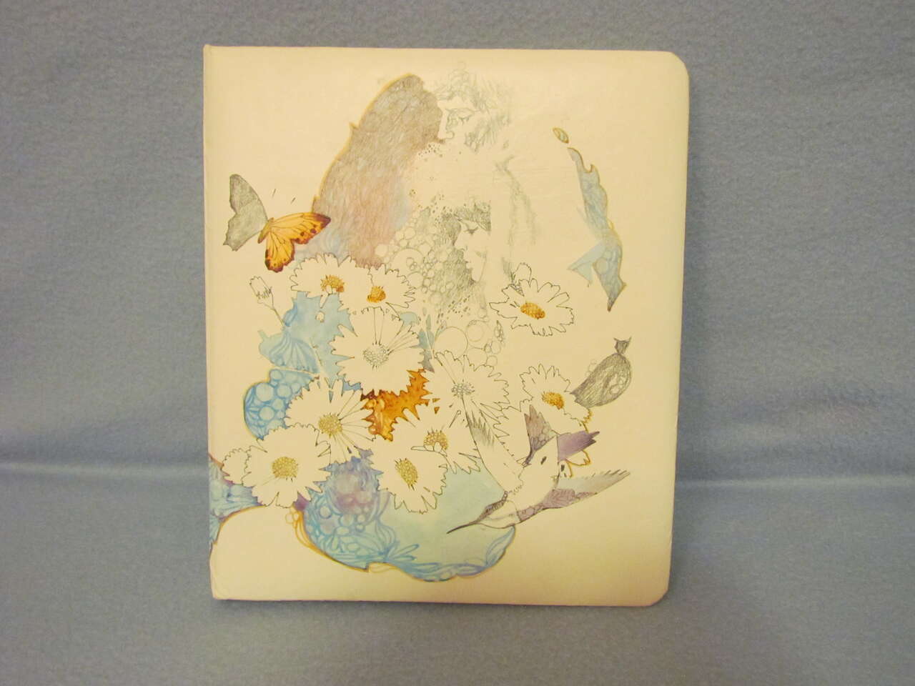 Vtg Hallmark Marriage Wedding Memory Record Guest Book Photo Album-Used