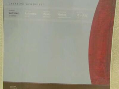 Creative Memories Power Palette Primary Additions Autumn Scrapbooking Paper Kit - NEW