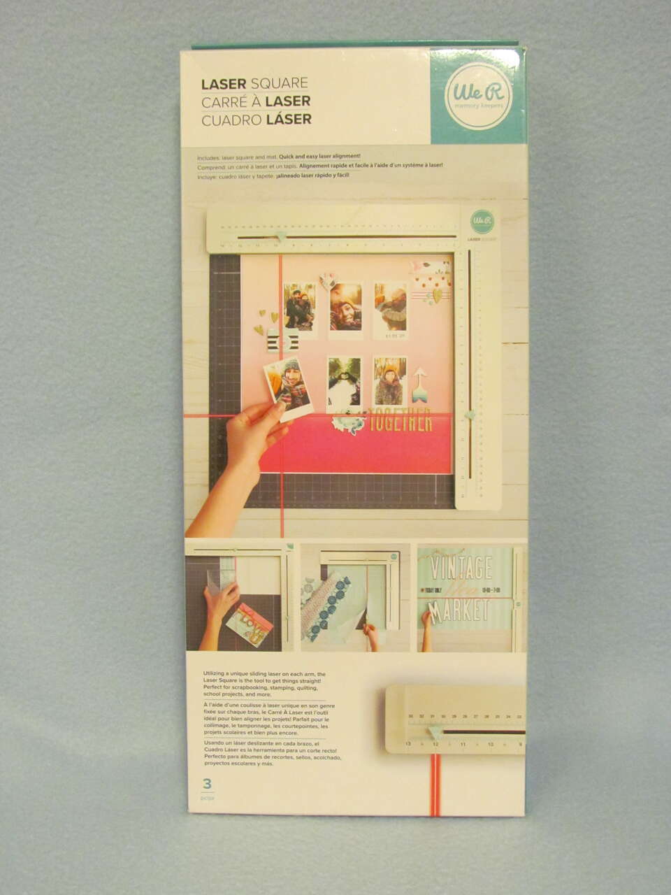 We R Memory Keepers Laser Square with Mat - Like New Condition