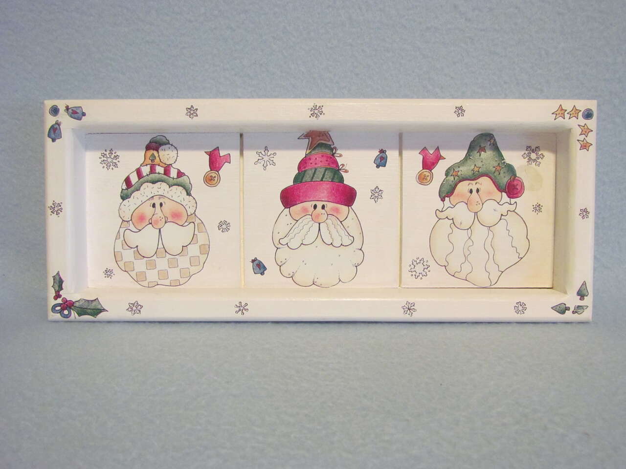 Santa St. Nick Nicholas Wood Craft Christmas Holiday Decoration Decor