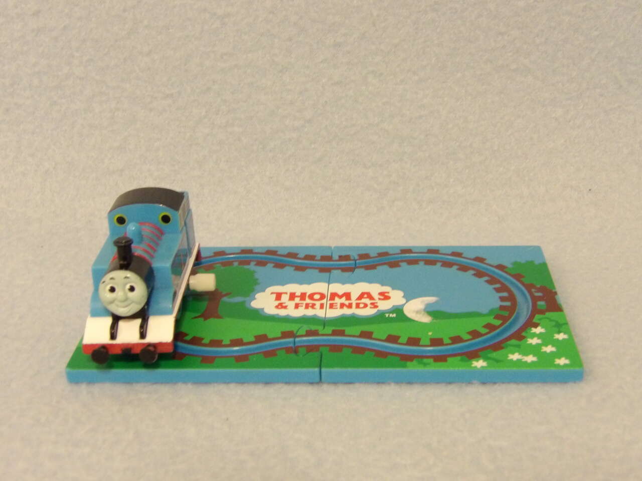 Thomas the Train Birthday Cake Topper Wind-up Toy and Track