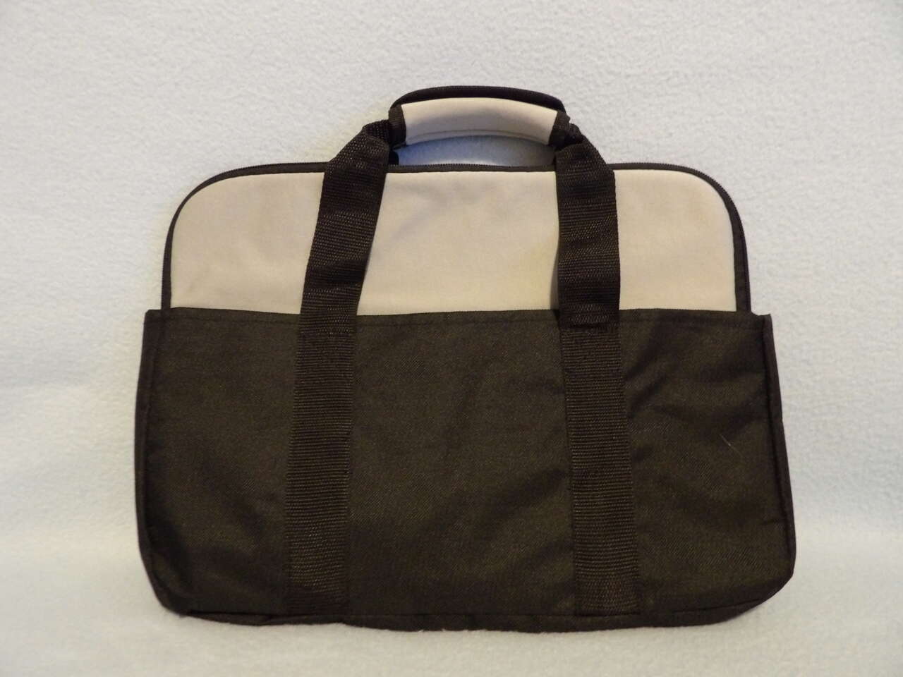 Grey Laptop Cover/Protector with Black Carrying Case/Handles