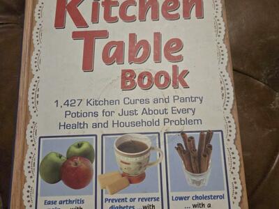 Kitchen table book.