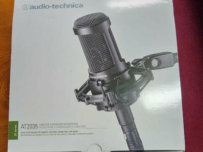 Audio technica AT-2035 XLR condenser mic