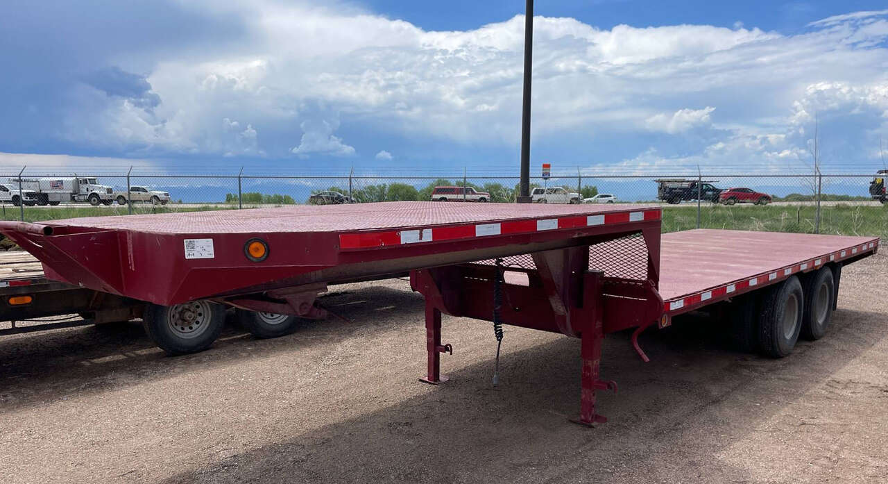 x2= Homemade 30 ft. Flatbed Trailers