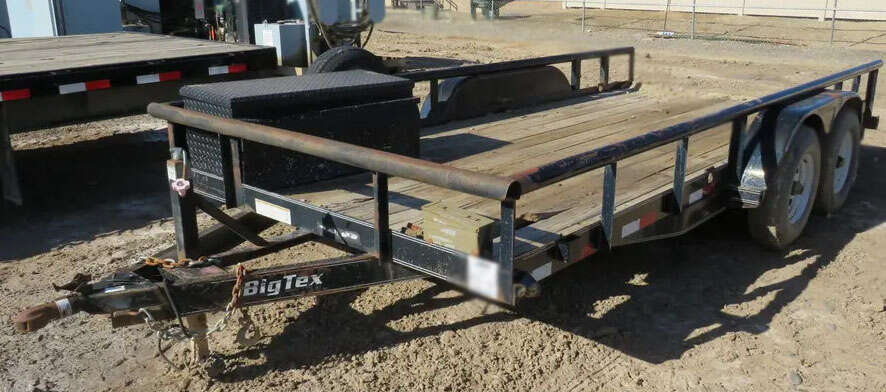 x3 Big Tex Flatbed Trailer