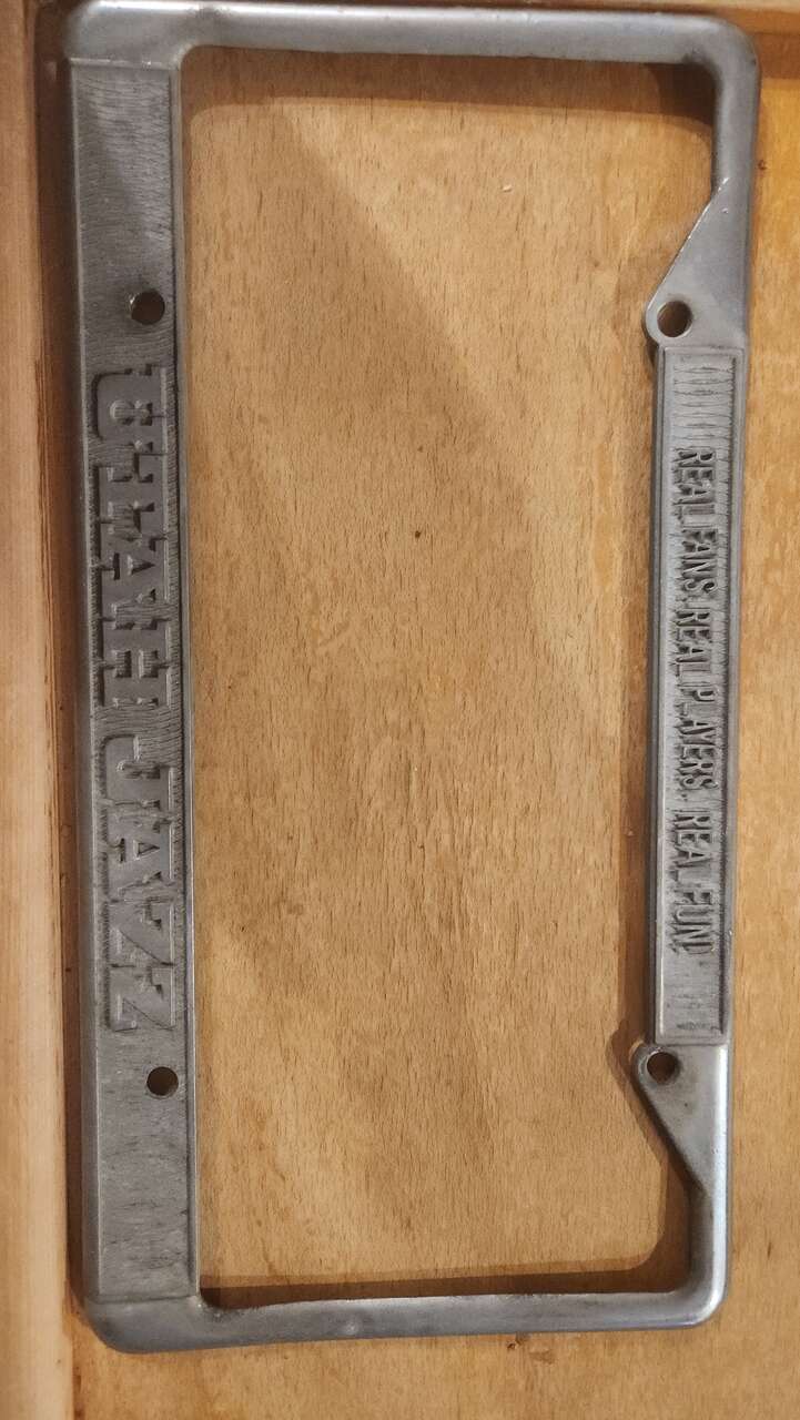 Utah Jazz License Plate Frame