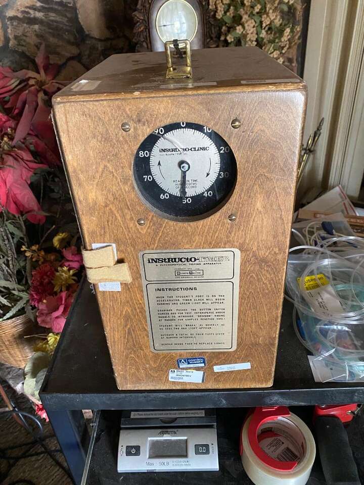Vintage instructo-timer a psychophysical testing apparatus reaction timer vintage
