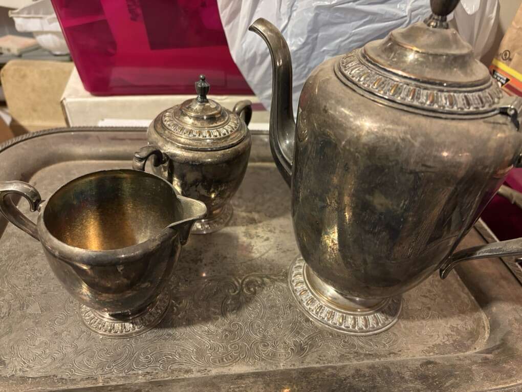 Vintage Silver Plate Tea Set