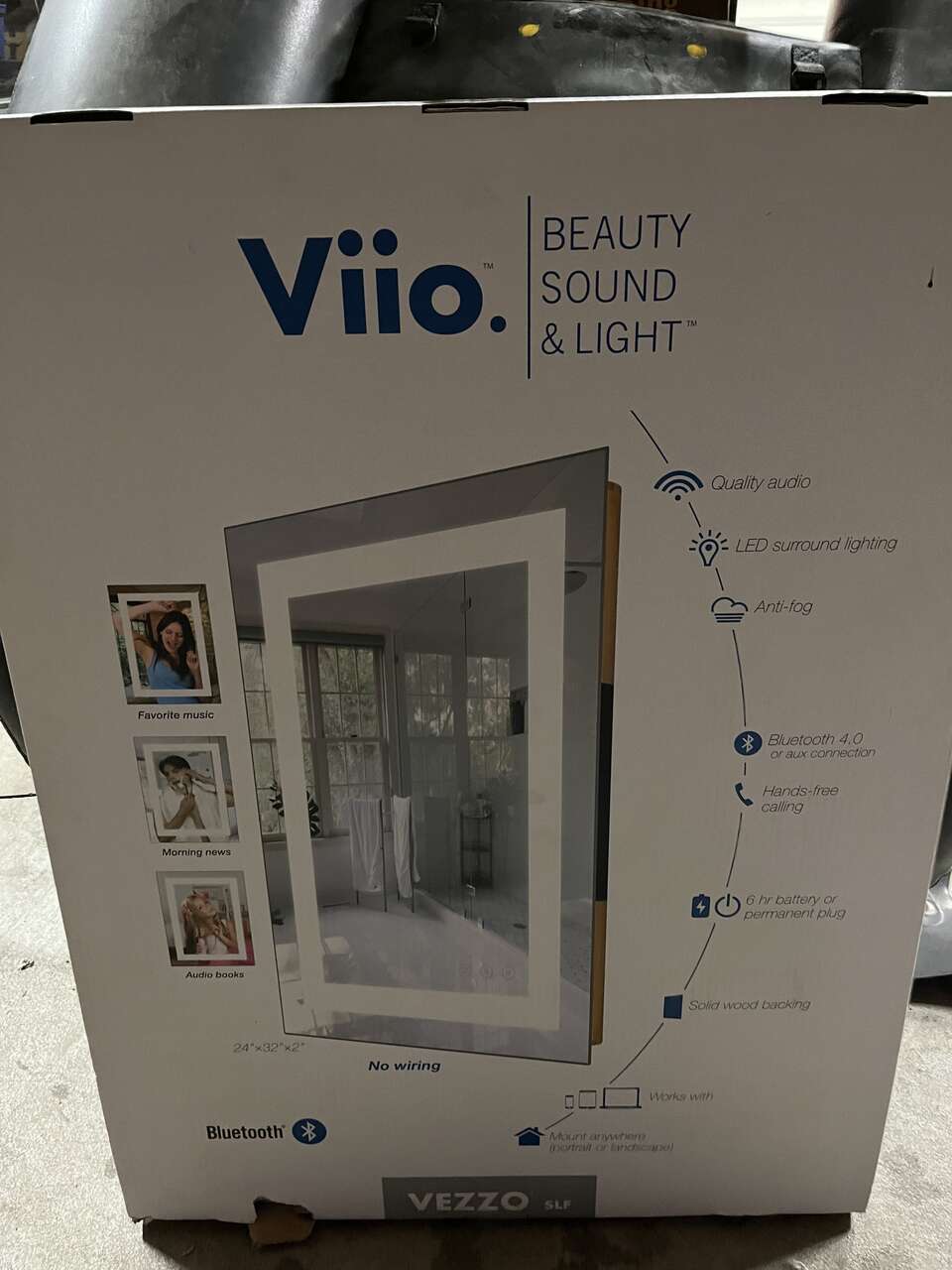 Viio/Vezzo blue tooth mirror