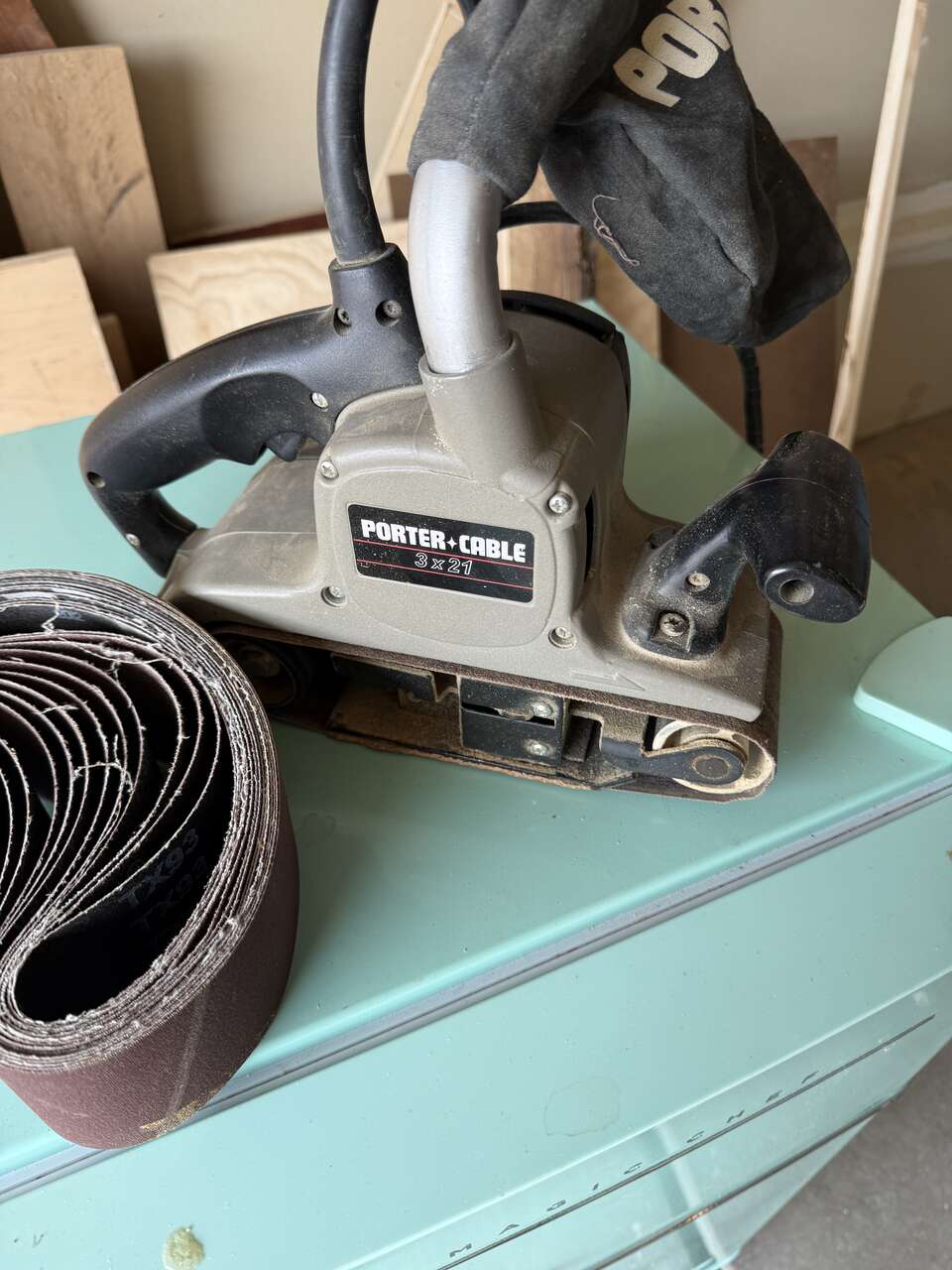 Porter cable 3x21 belt sander