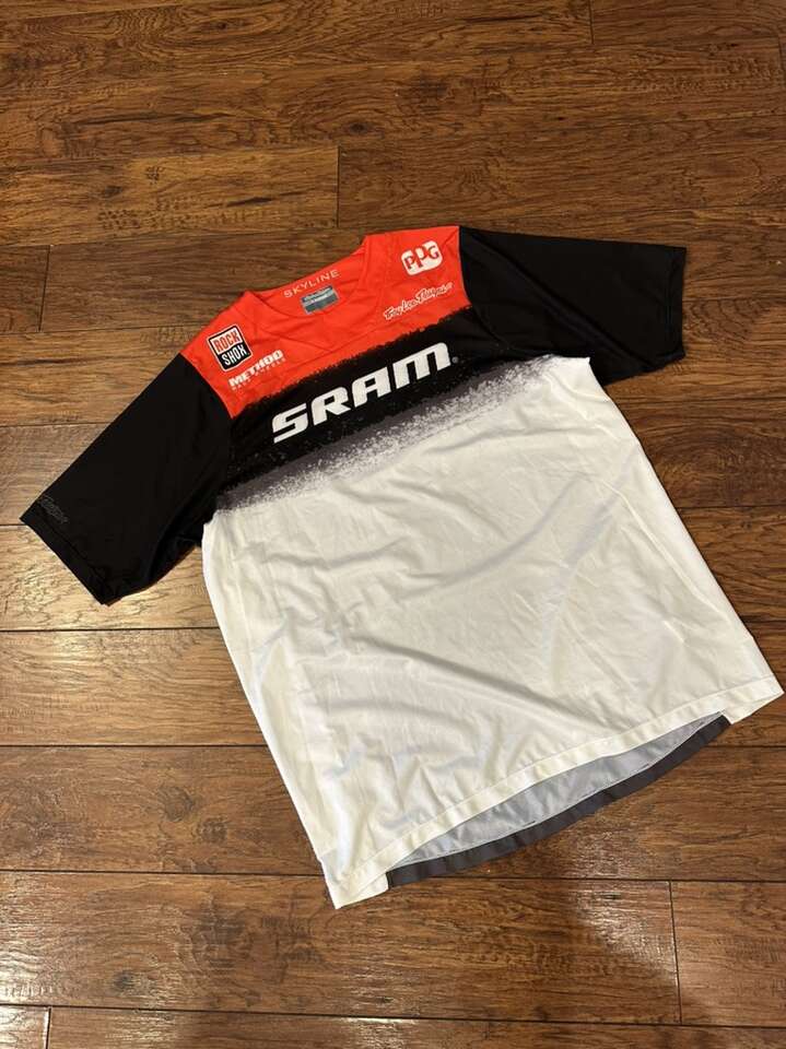 Skyline Sram Troy Lee Mountain Bike Shirt L Red