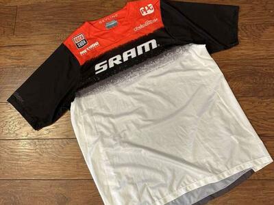 Skyline Sram Troy Lee Mountain Bike Shirt L Red