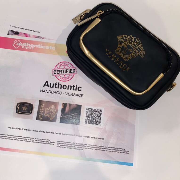 Versace Makeup Perfume Bag Handbag Medusa Logo