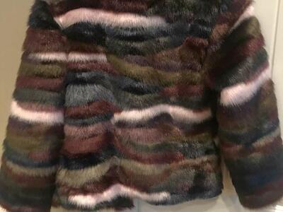 Brand New Ted Baker Designer Women’s Robarla Faux Fur Jacket
