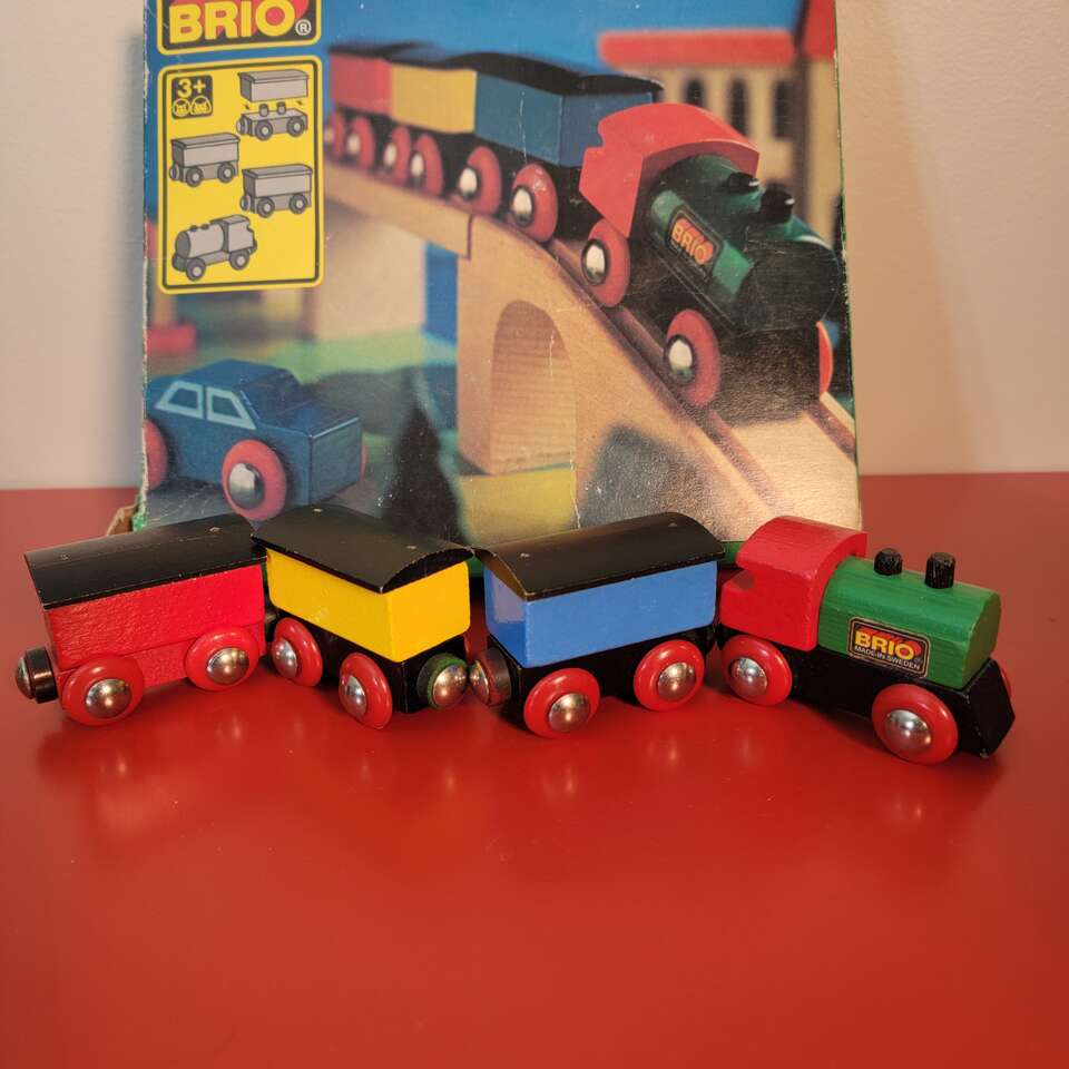 BRIO Trains: Vintage 1980's Wooden 4 Car T… | Toys | ksl.com