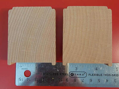 BRIO Wooden Railway Pair of Bridge or Ramp Supports, Vintage. Excellent Condition!