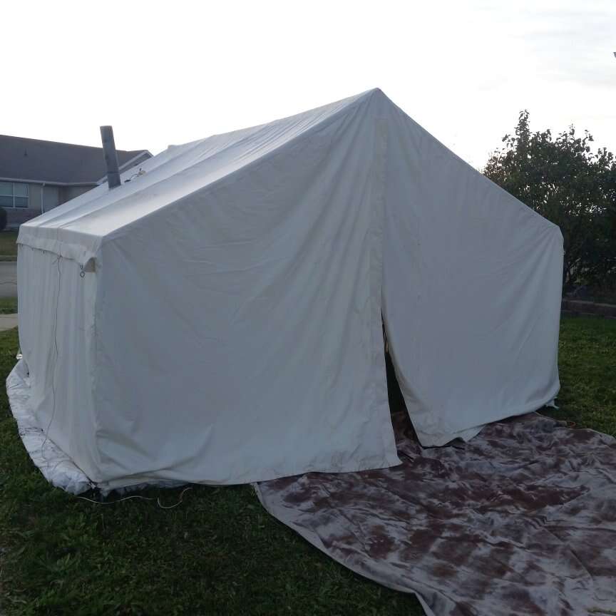 12 x 15 wall tent for rent $40/night