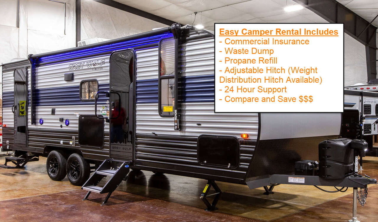 26' Bunkhouse with Slide and Solar – Easy Camper Rental