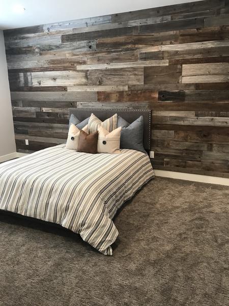 Reclaimed Barn Wood Accent Wall | ksl.com