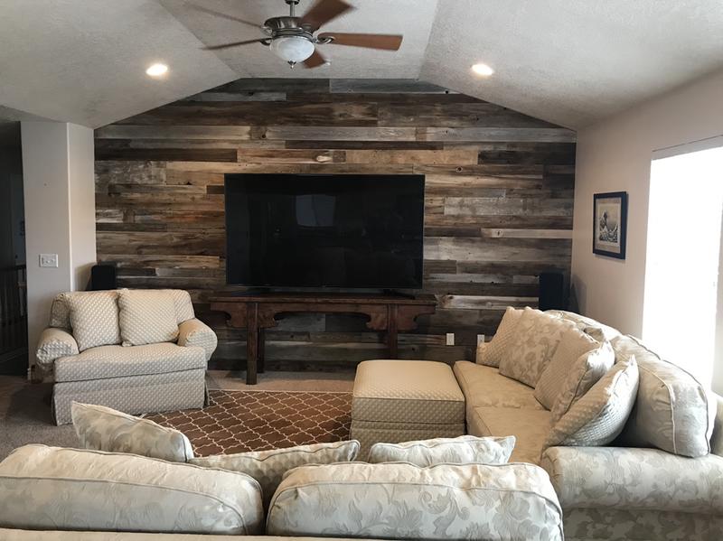 Reclaimed Barnwood Wall