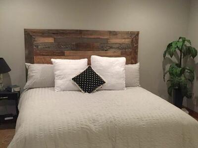 Rustic Wood Headboard