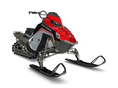 2025 Polaris® 9R PRO RMK 155 Storm Gray / Indy Red