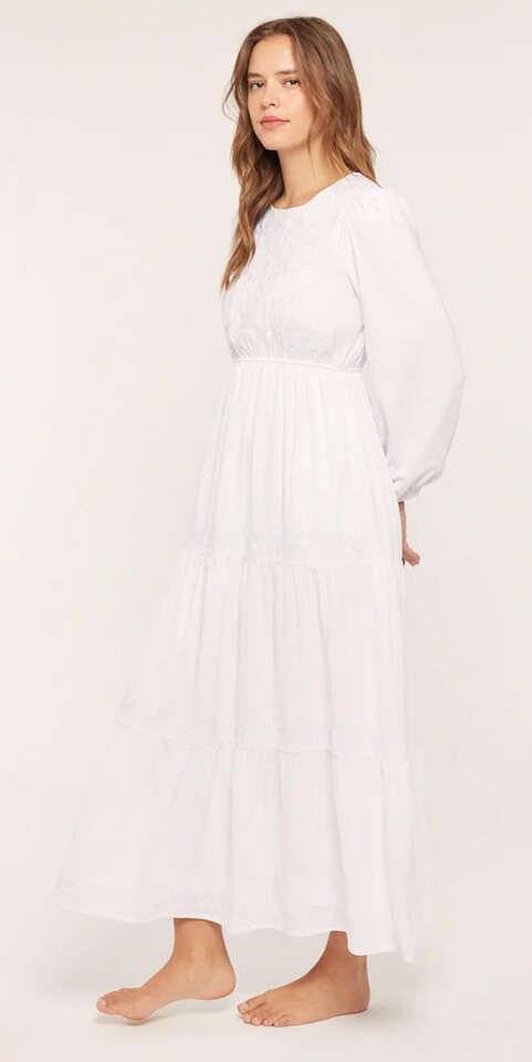 The Hazel Embroidered Temple Dress