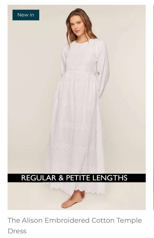 The Alison Embroidered Cotton Temple Dress