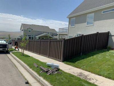 Need a new fence? Looking for vinyl fencing or wood fencing? Give us a call!
