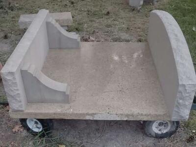 Mantle with corbels and heart stone