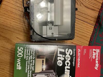 Electripak Quartz Halogen Security Flood Light