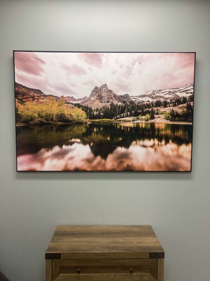 Lake Blanche Wall Art (printed on canvas)
