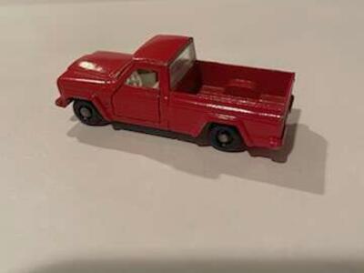 Lesney Matchbox Collectable: c.1964 Red Jeep Gladiator Pickup No. 71
