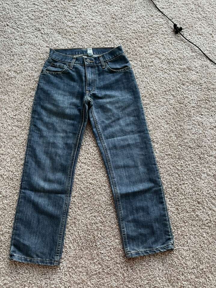 Ruff Hewn Boys Denim Jeans 10 Reg, No Adjustable waist, EUC, Dark blue, Cotton blend