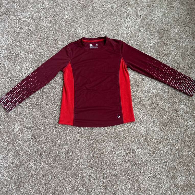 Xersion Boys Active Long Sleeve Crew M(10-12) Used