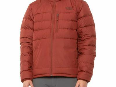 BNWT The North Face Men’s Aconcagua 2 Jacket, S, Brick House Red, 550 Fill power