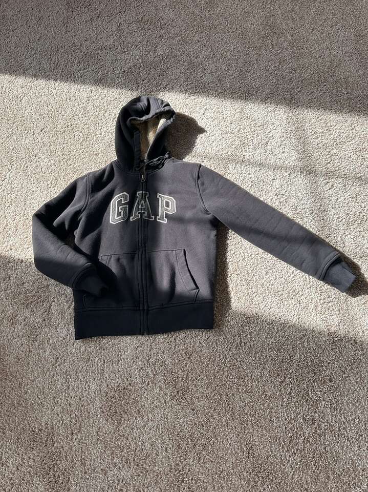 GapKids Sherpa Lined Hoodie XS Unisex