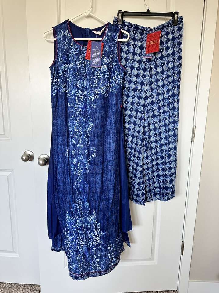 NWT 2pc Women’s Outfit Size M, Biba Boutique India, Polyester