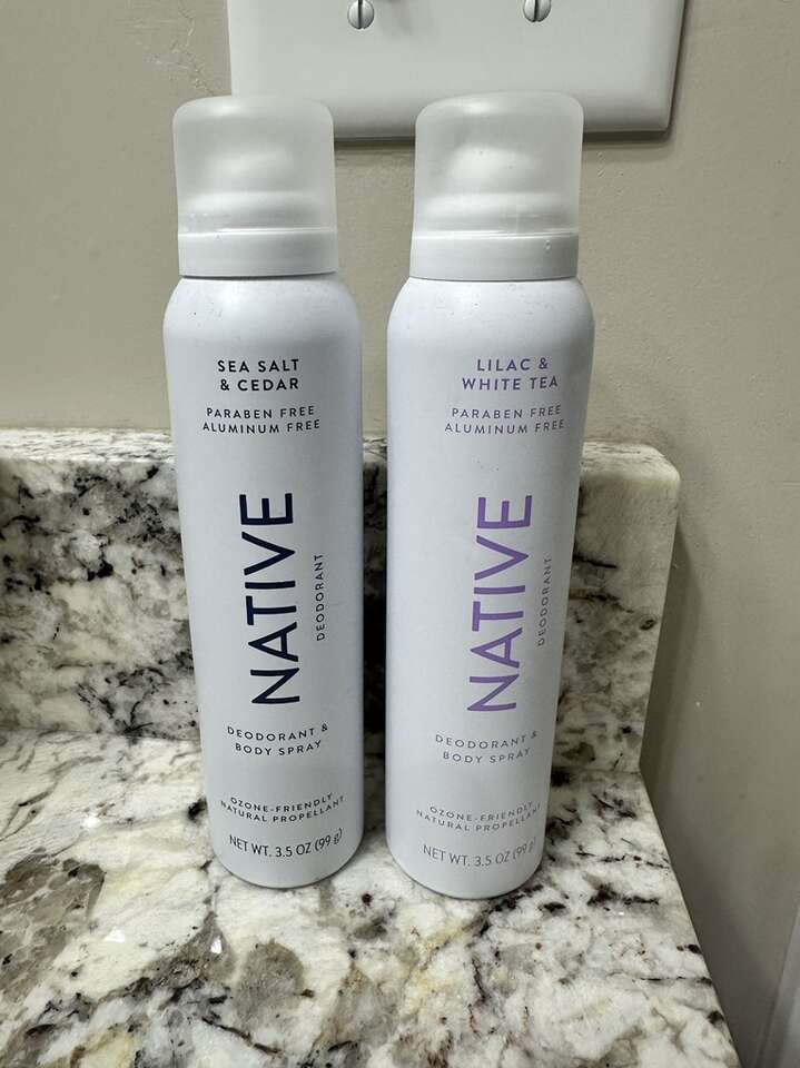 New Native Body Deodorant/sprays 3.5oz Each