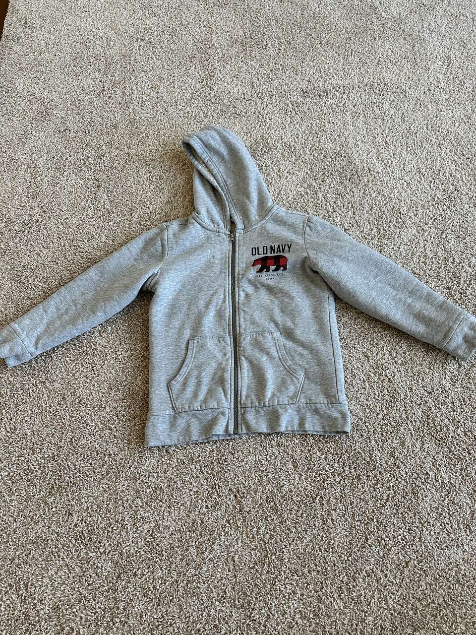Old Navy Sherpa Lined hoodie youth boys XL(14-16)