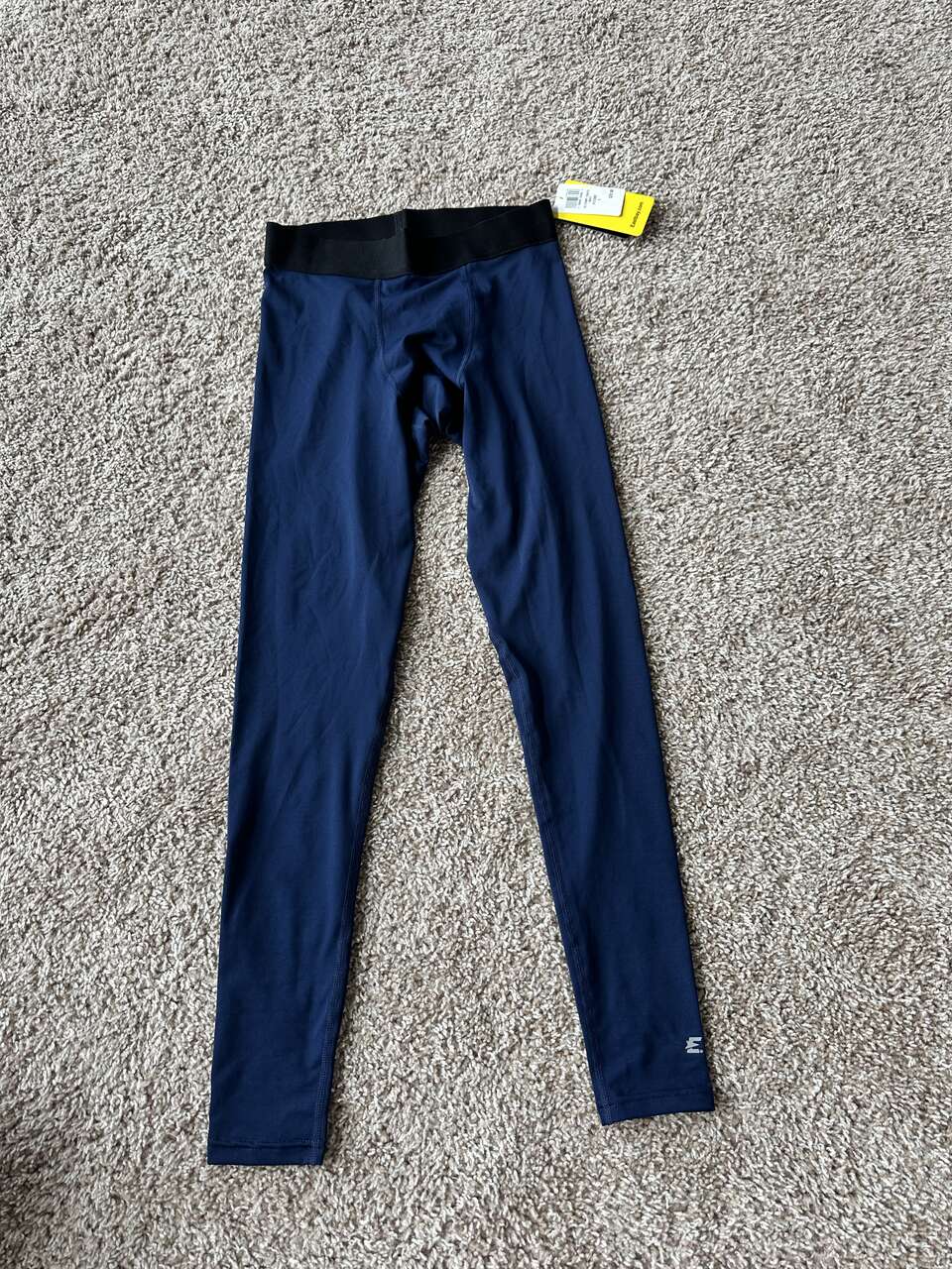 BNWT Eastbay Compression Tights, Men, Size S, Navy