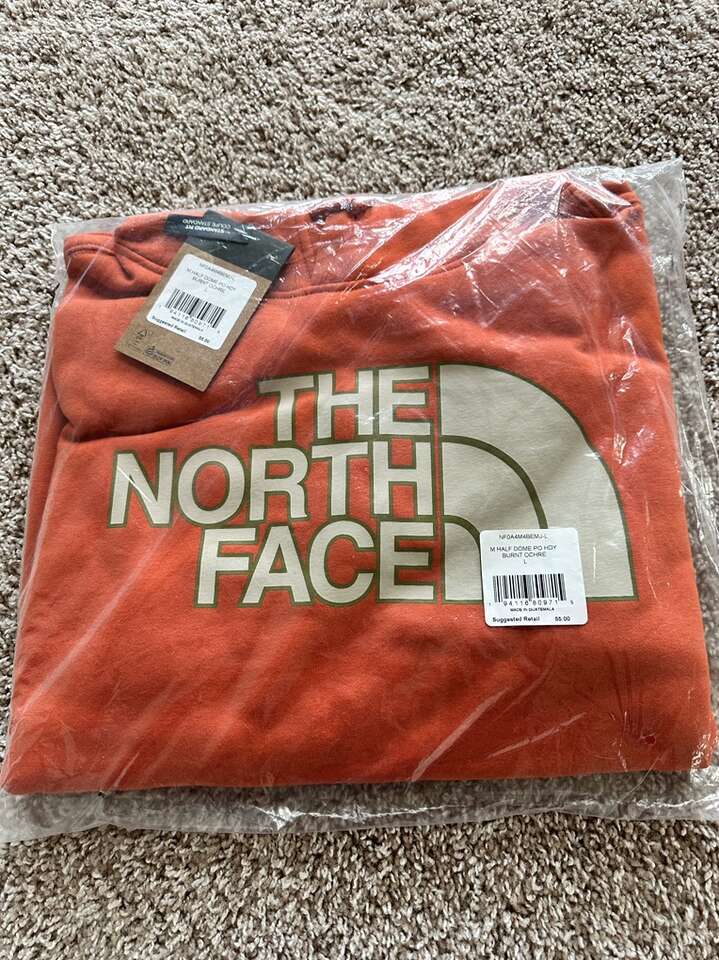 BNIP The North Face Half Dome Mens Hoodie L