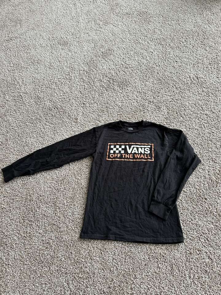 Vans Mens Crew Neck Long Sleeve Tee S Fits Like XS