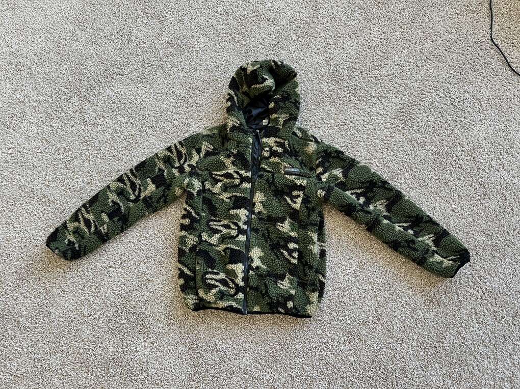 Eddie Bauer Sherpa Hoodie Boys Size L 14