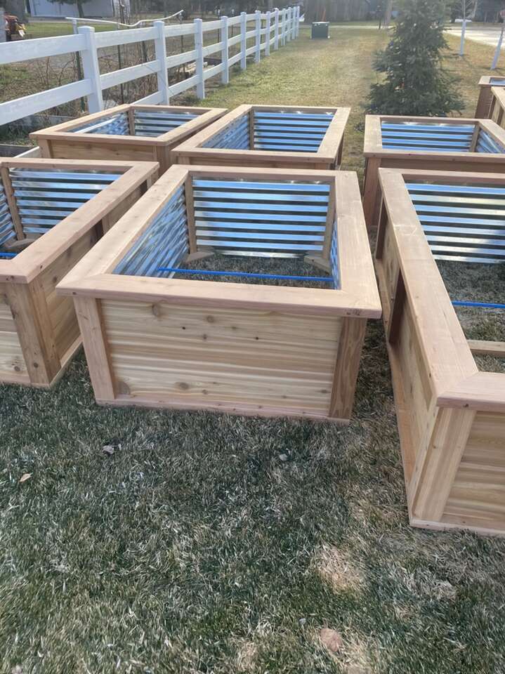 Garden Boxes Cedar/Redwood Raised Planter Bed Box