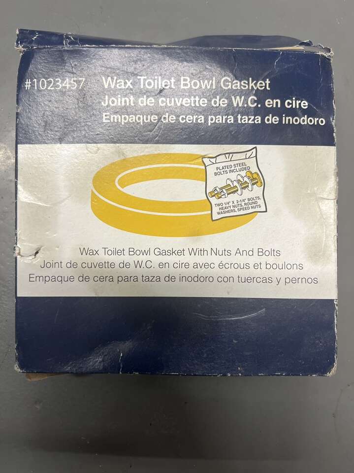 Wax Toilet Bowl Gasket