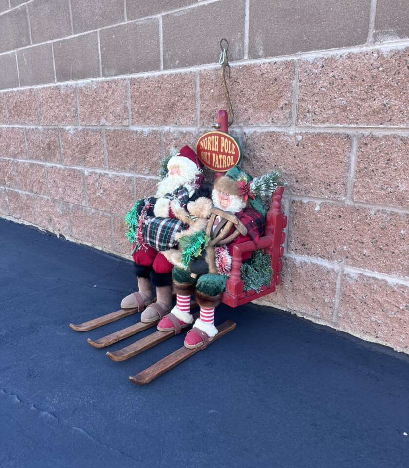 Brian Kidwell Handmade Ski Patrol Lift Christmas