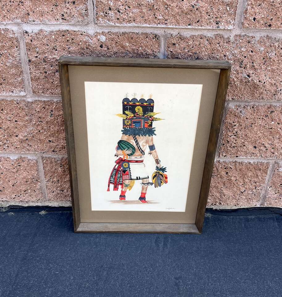 Utah Paiute Native American Artist Print Hopi